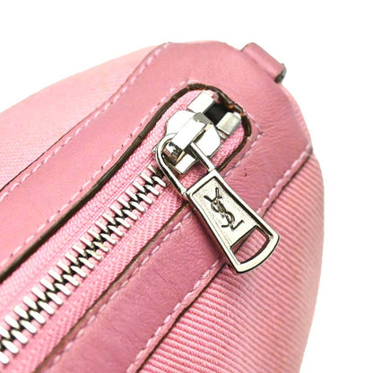Yves Saint Laurent Pink Canvas Kahala Handbag