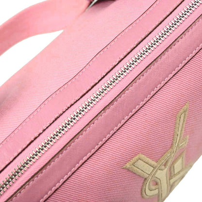 Yves Saint Laurent Pink Canvas Kahala Handbag