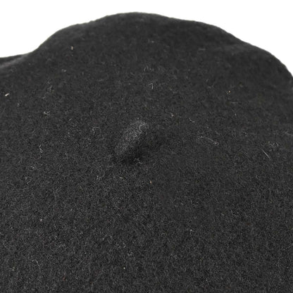 Chanel Black Hat Beret Small Good