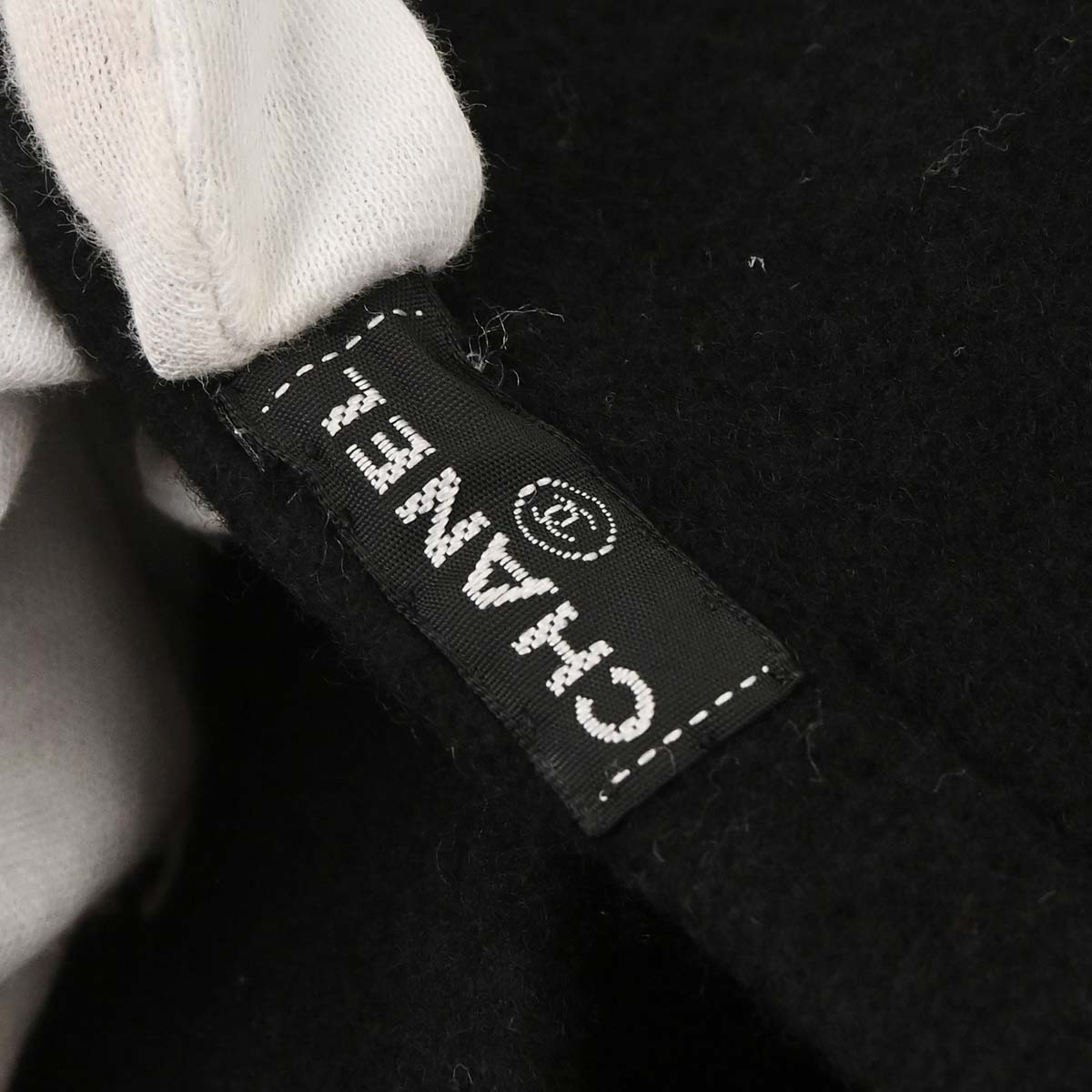 Chanel Black Hat Beret Small Good