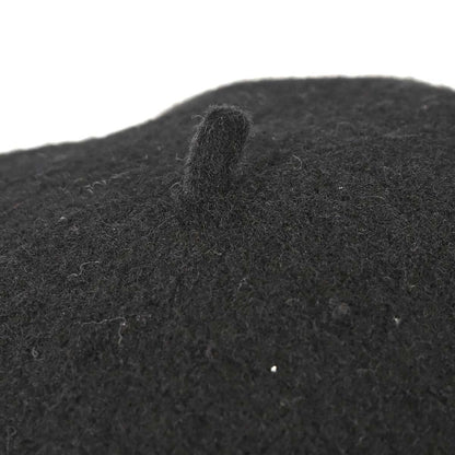 Chanel Black Hat Beret Small Good