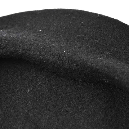 Chanel Black Hat Beret Small Good