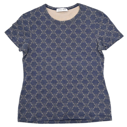 Celine Macadam T-shirt Top Navy