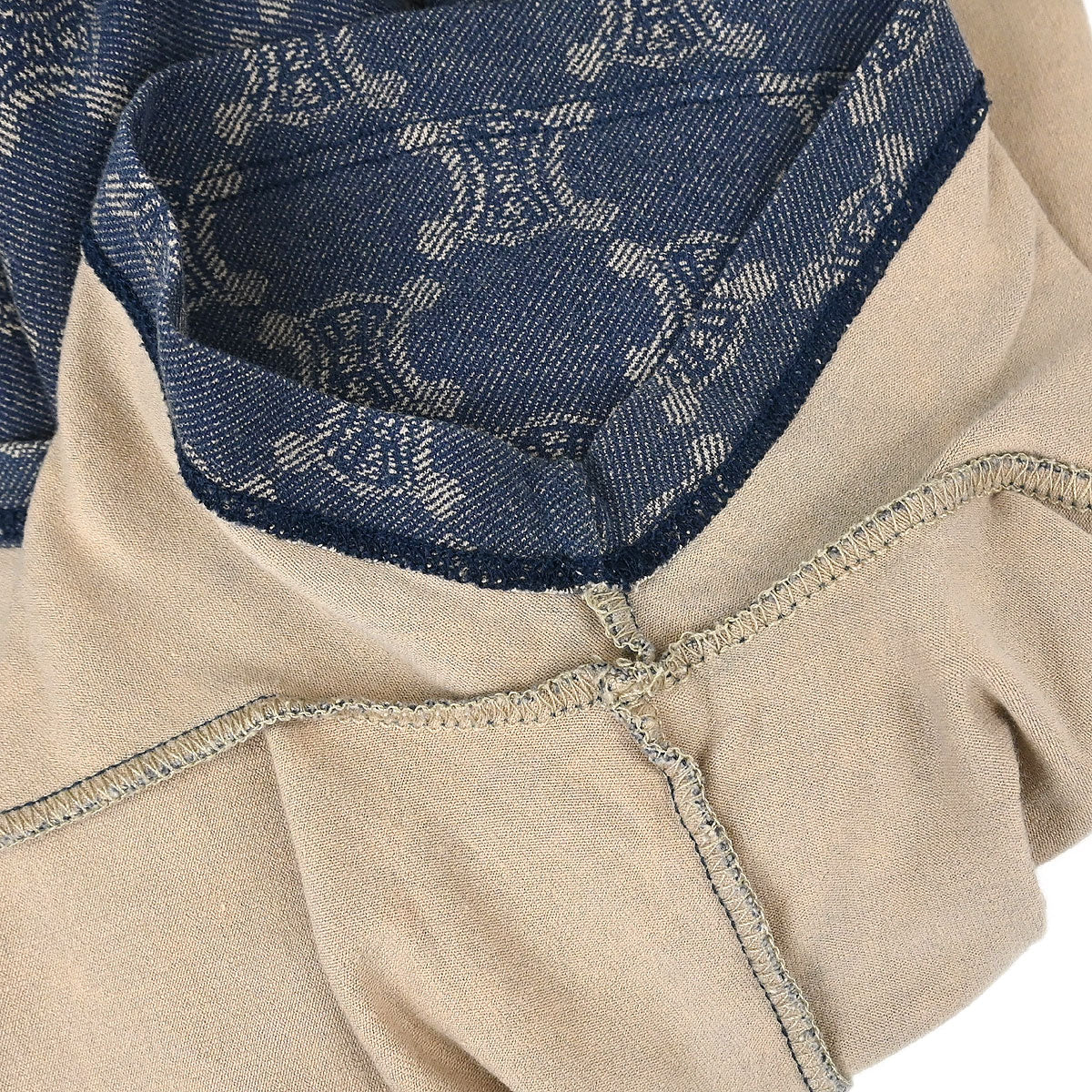 Celine Macadam T-shirt Top Navy