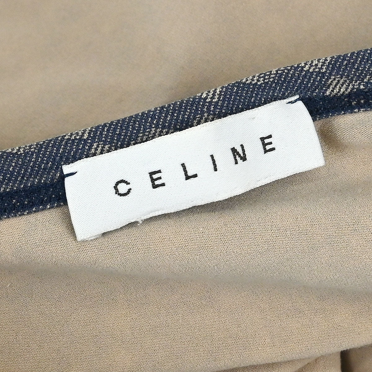 Celine Macadam T-shirt Top Navy