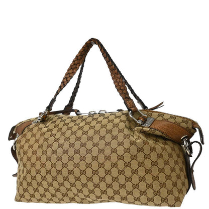 Gucci Brown GG Bamboo Handbag