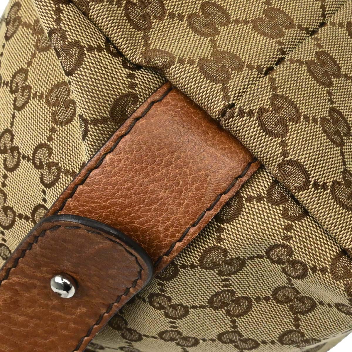 Gucci Brown GG Bamboo Handbag
