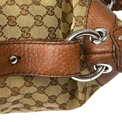 Gucci Brown GG Bamboo Handbag
