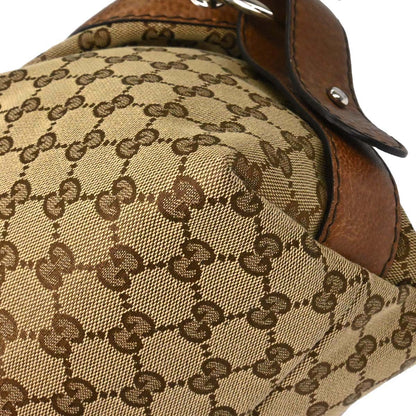 Gucci Brown GG Bamboo Handbag
