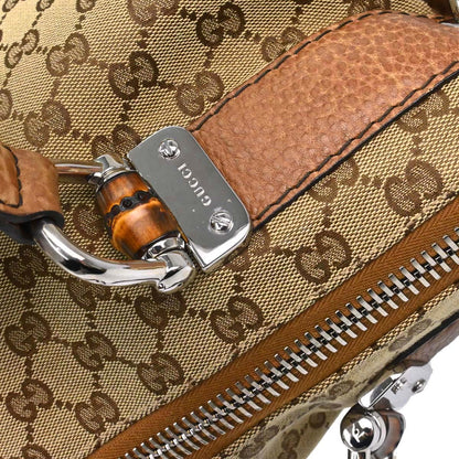 Gucci Brown GG Bamboo Handbag