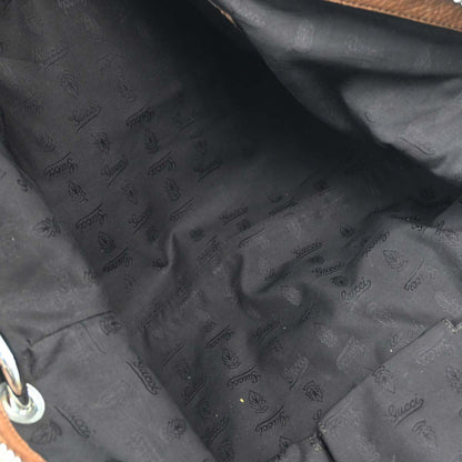 Gucci Brown GG Bamboo Handbag