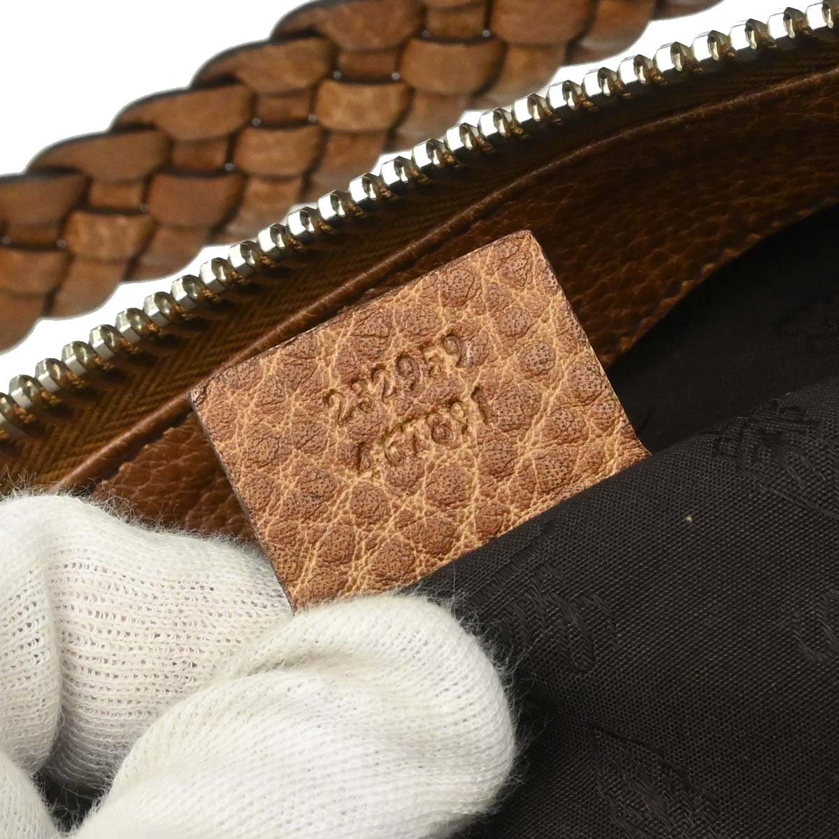 Gucci Brown GG Bamboo Handbag