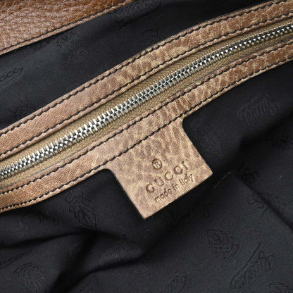Gucci Brown GG Bamboo Handbag