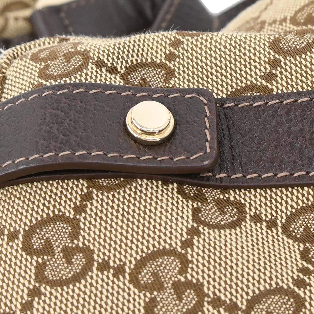 Gucci Beige Canvas GG Abbey D-ring Tote Handbag