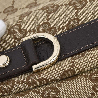Gucci Beige Canvas GG Abbey D-ring Tote Handbag
