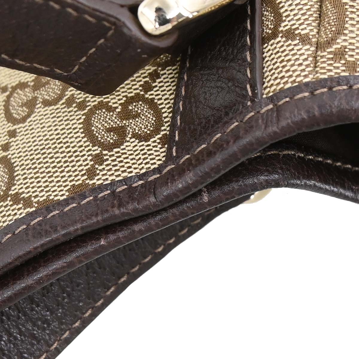 Gucci Beige Canvas GG Abbey D-ring Tote Handbag