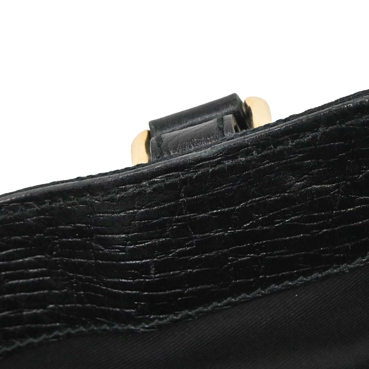 Gucci Black Canvas Horsebit GG Tote Handbag