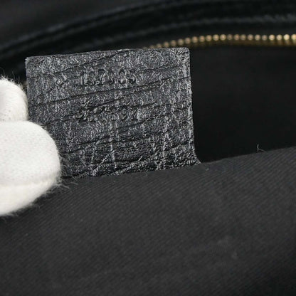 Gucci Black Canvas Horsebit GG Tote Handbag