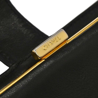 Chanel Black Caviar Skin Bifold Wallet Purse