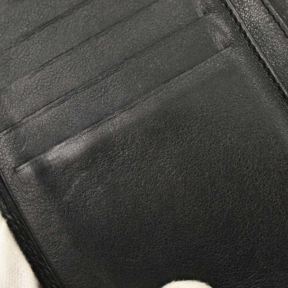 Chanel Black Caviar Skin Trifold Wallet