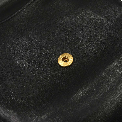 Chanel 1997-1999 Black Lambskin Bifold Wallet