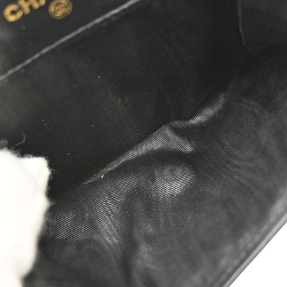 Chanel 1997-1999 Black Lambskin Bifold Wallet