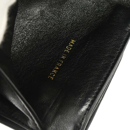 Chanel 1997-1999 Black Lambskin Bifold Wallet