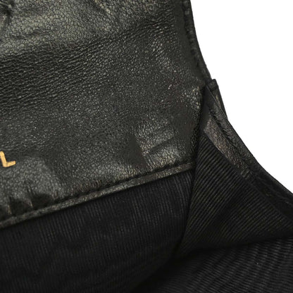 Chanel 1994-1996 Black Lambskin Bicolore Bifold Wallet