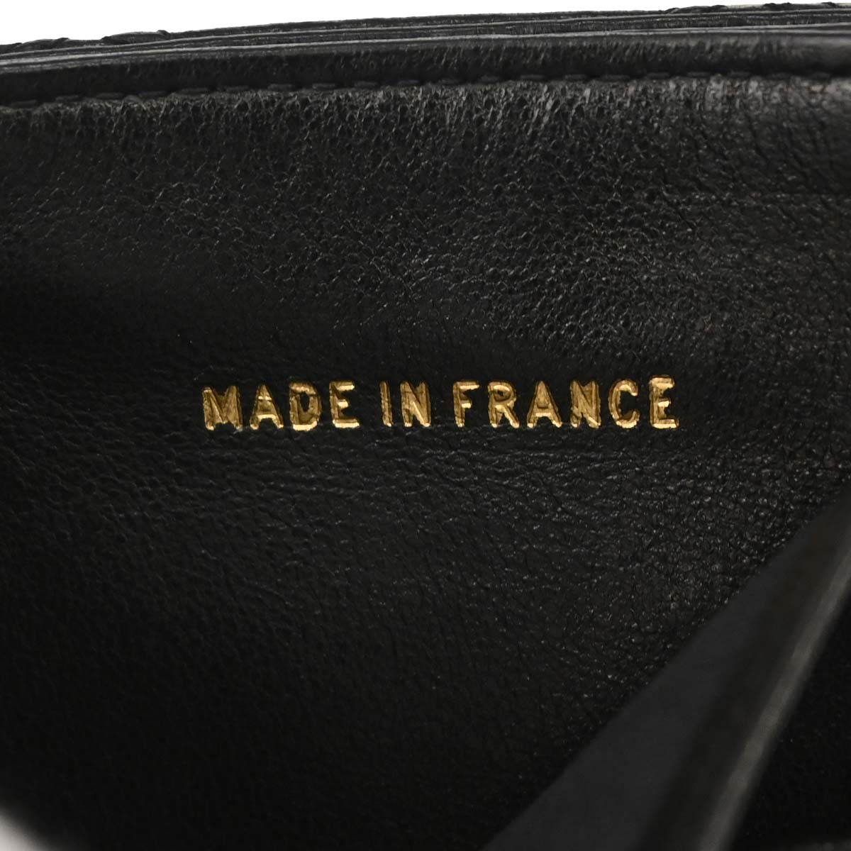 Chanel 1994-1996 Black Lambskin Bicolore Bifold Wallet