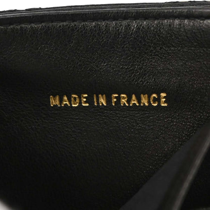 Chanel 1994-1996 Black Lambskin Bicolore Bifold Wallet