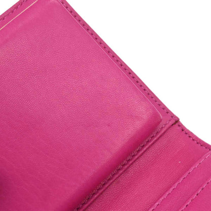 Chanel Pink Caviar Skin Bifold Wallet