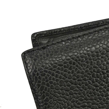 Chanel 1991-1994 Black Caviar Skin Cardholder