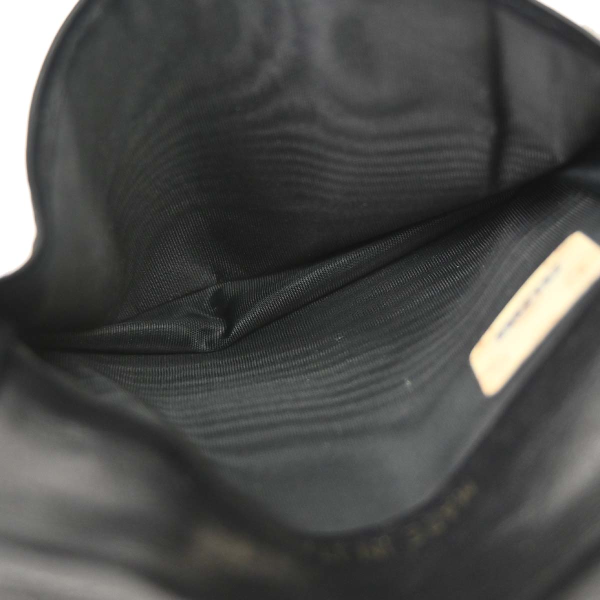 Chanel 1991-1994 Black Caviar Skin Cardholder