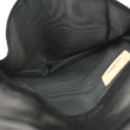 Chanel 1991-1994 Black Caviar Skin Cardholder
