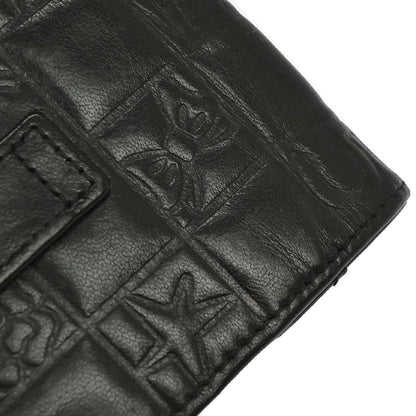Chanel Black Lambskin Icon Cigarette Case Small Good