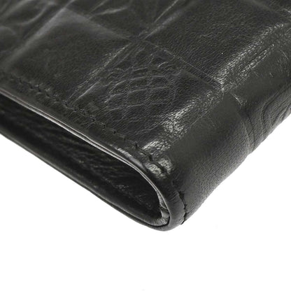 Chanel Black Lambskin Icon Cigarette Case Small Good