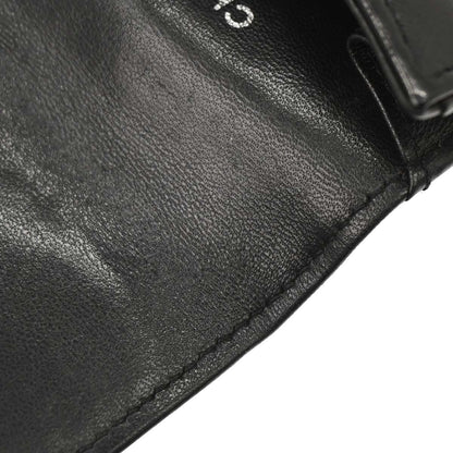 Chanel Black Lambskin Icon Cigarette Case Small Good