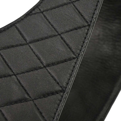 Chanel Black Lambskin Corset Belt #75/30 Small Good