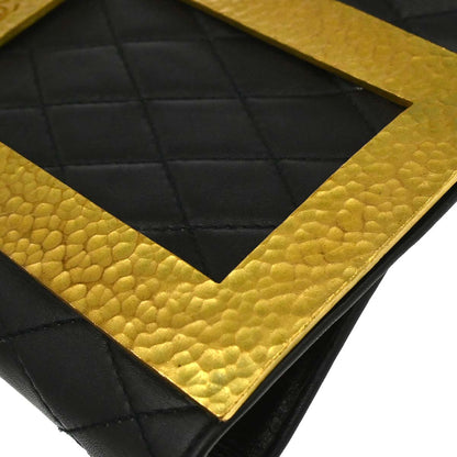 Chanel Black Lambskin Corset Belt #75/30 Small Good