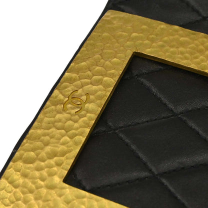 Chanel Black Lambskin Corset Belt #75/30 Small Good