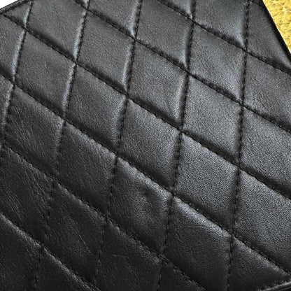 Chanel Black Lambskin Corset Belt #75/30 Small Good