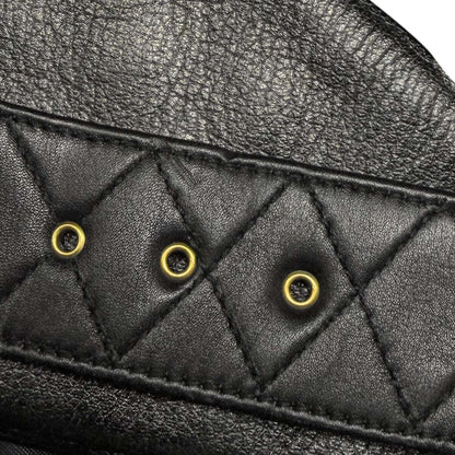 Chanel Black Lambskin Corset Belt #75/30 Small Good