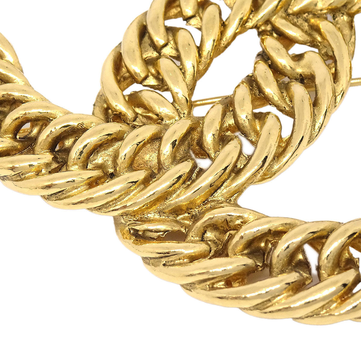 Chanel CC Brooch Pin Gold 1107