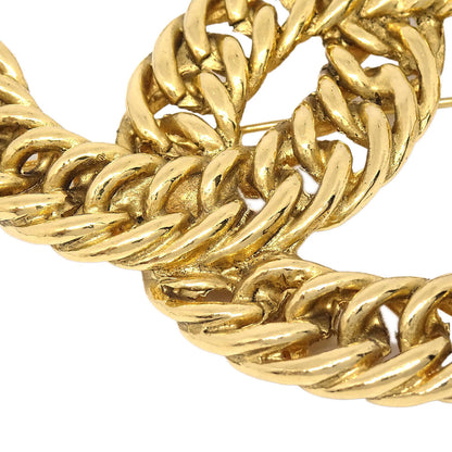 Chanel CC Brooch Pin Gold 1107