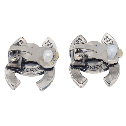 Chanel CC Clip-On Earrings Silver 99A