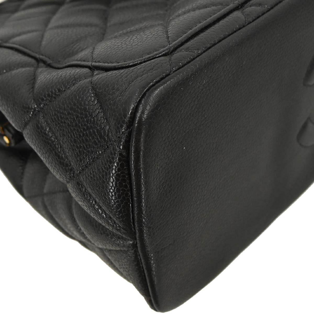 Chanel Black Caviar Skin Handbag