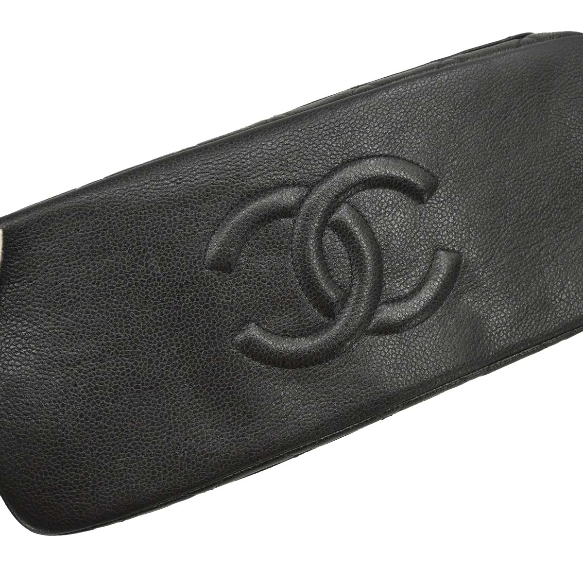 Chanel Black Caviar Skin Handbag