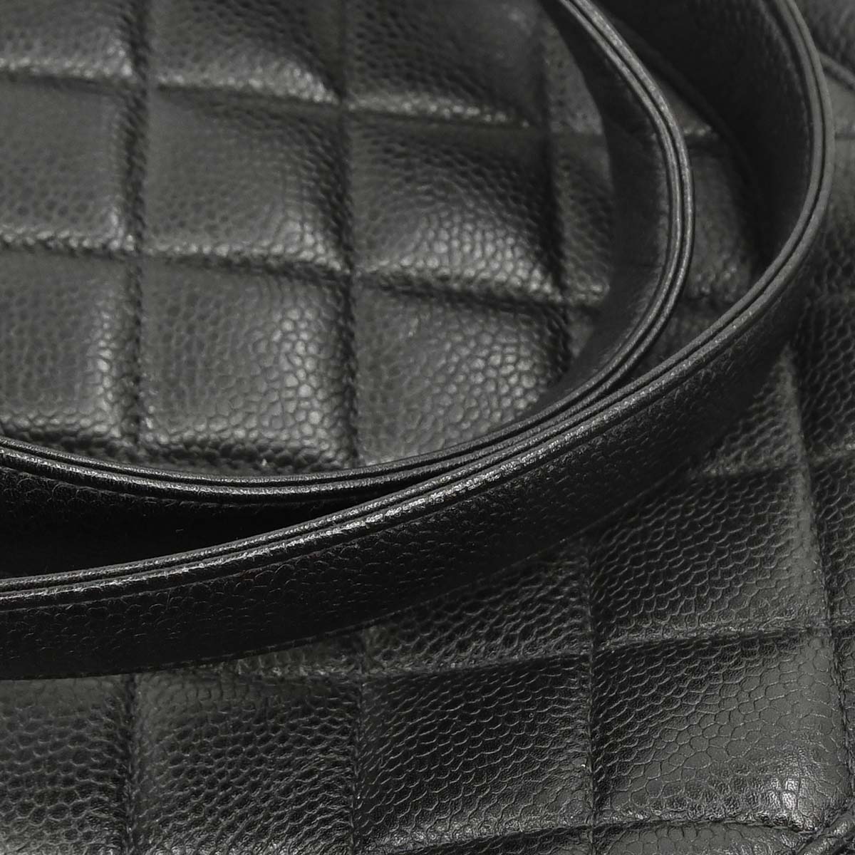 Chanel Black Caviar Skin Handbag