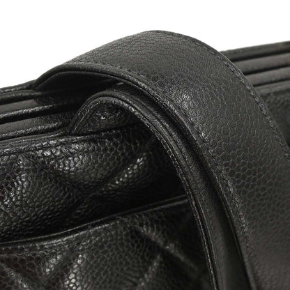 Chanel Black Caviar Skin Handbag
