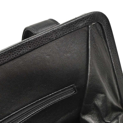 Chanel Black Caviar Skin Handbag
